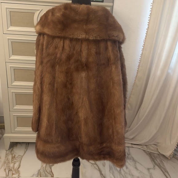 Vintage Mink Ruffled Collar, Sz L - Picture 7 of 14